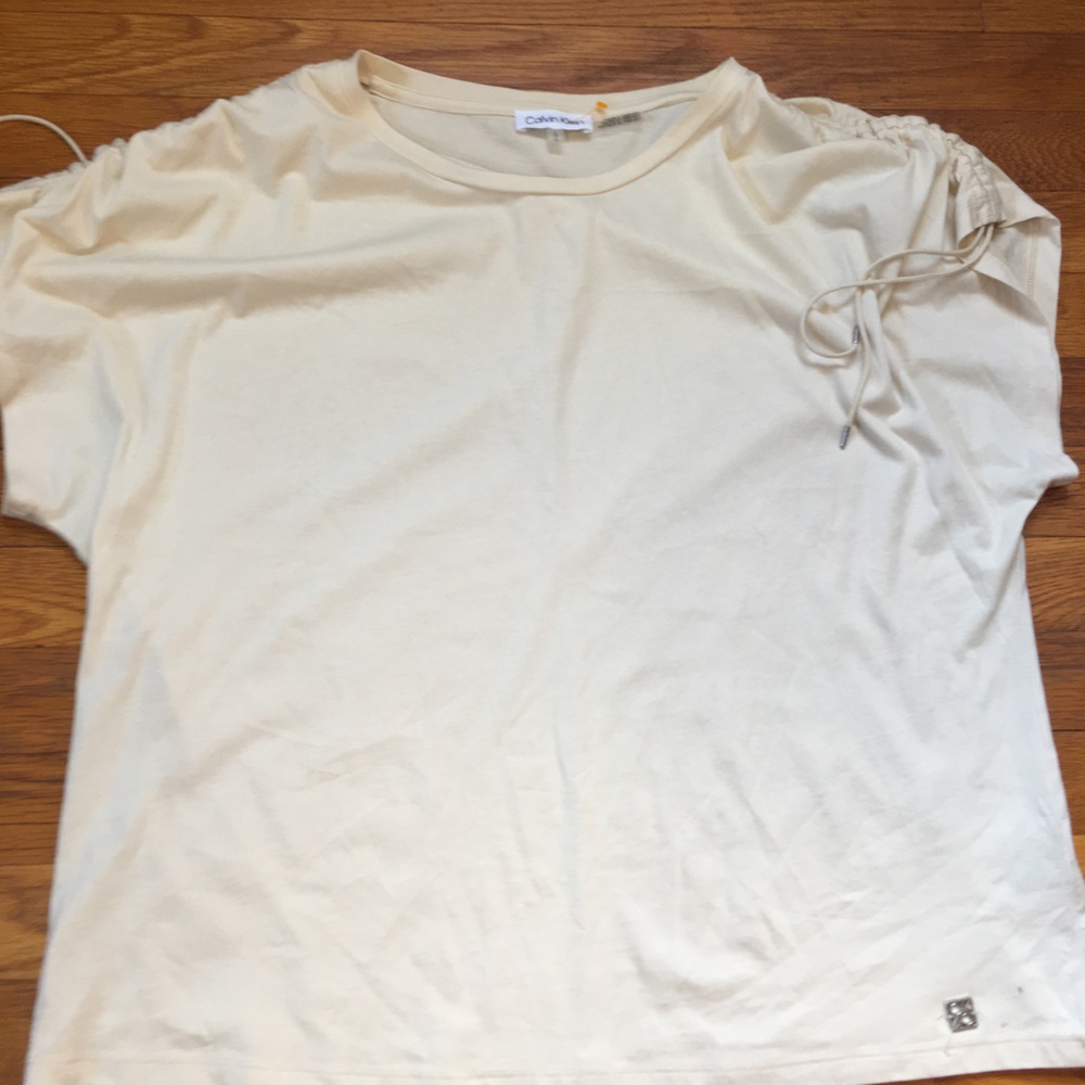 Calvin Klein blouse large beige Women’s